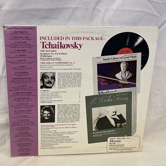 TchaikovskyThe Pathétique Sixth Symphony (Vinyl, 1977) RCA Custom FW-302 VG+ - Picture 3 of 12